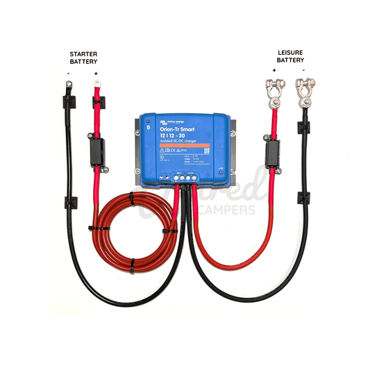 1M/3M/5M Victron Orion-Tr Smart 12/12 30A Isolated DC-DC Charger Kit Only In ElectoGb