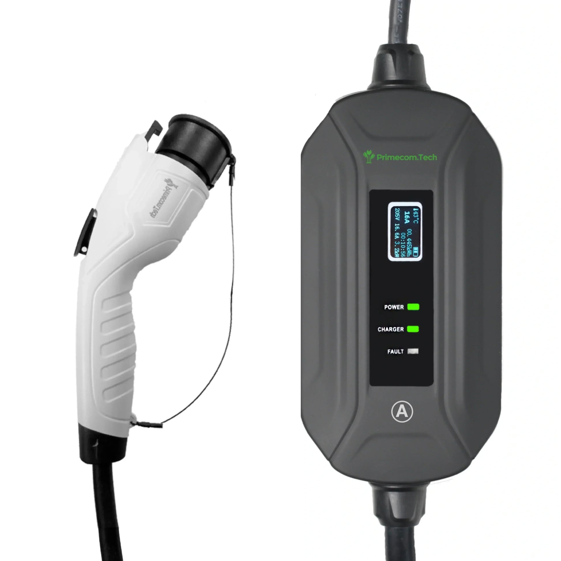 Primecom 24 Amp Level 2 EV Charger Amperage Adjustable: 10A - 16A - 24A Only In ElectoGb