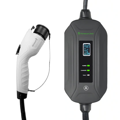 Primecom 24 Amp Level 2 EV Charger Amperage Adjustable: 10A - 16A - 24A Only In ElectoGb
