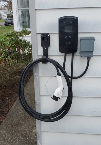Primecom 50 or 80 Amp Level 2 EV Charger -  50 Feet Cord Lengths Only In ElectoGb