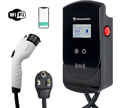 Primecom 50 Amp Level 2 Adjustable EV Charger Only In ElectoGb