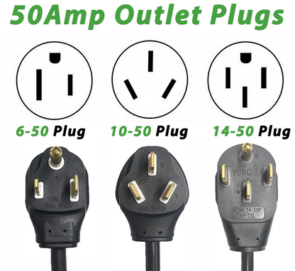 Primecom 50 or 80 Amp Level 2 EV Charger -  50 Feet Cord Lengths Only In ElectoGb