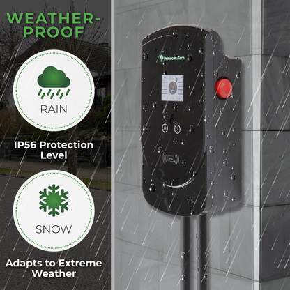 Primecom 80 Amp Level 2 EV Charger | 18ft to 50ft Cord Lengths | 22KW 220 Volt Only In ElectoGb