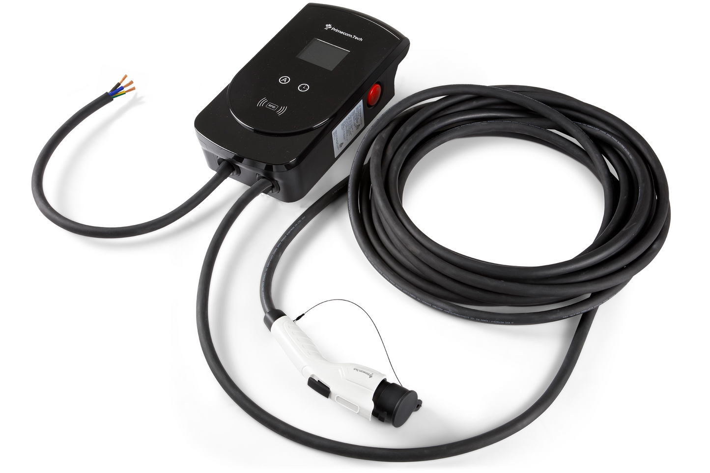 Primecom 80 Amp Level 2 EV Charger | 18ft to 50ft Cord Lengths | 22KW 220 Volt Only In ElectoGb