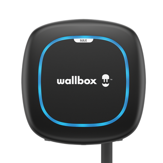 Wallbox Black Pulsar Max 7.4KW 5m Tethered EV Charger PLP2-0-2-2-F-002-C Only In ElectoGb