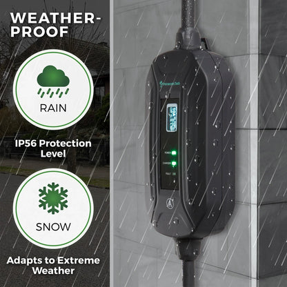 Primecom 24 Amp Level 2 EV Charger Amperage Adjustable: 10A - 16A - 24A Only In ElectoGb